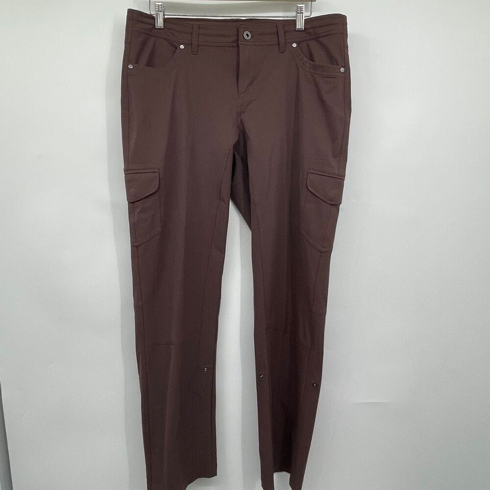 Kühl Brown Cargo UPF 50+ Gorpcore Hiking Freeflex Roll-Up Pant Size 14 NWOT